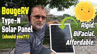 BougeRV N-Type TopCon Solar Panel: BiFacial, Rigid & Affordable