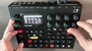 Techno patterns from scratch (Syntakt Elektron)