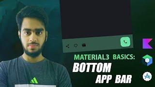 Exploring Bottom App Bars in Jetpack Compose: A Step-by-Step Tutorial in Hindi with Material3 - 2024