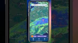 iPhone Weather Forecast with Pocket Radar Technology! #YouTubeCreatorCommunity #shorts #iphone