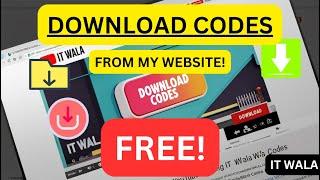 Launch of IT WALA Website - Your Ultimate Hub for Programming Tutorials & Code Downloads | IT WALA