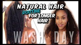 FULL Natural Hair Routine For LONGER Hair Growth!