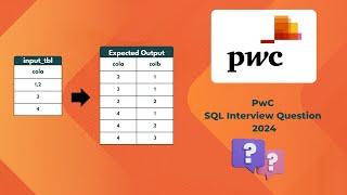 PwC SQL Interview Question - STRING_SPLIT(), CROSS APPLY & CROSS JOIN