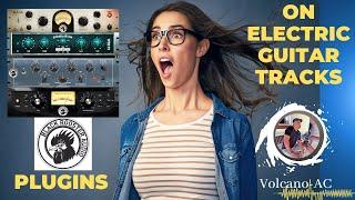 4 Black Rooster Audio Plugins on Electric Guitar: VLA-2A Mark II, VPRE-73 Halloween, VEQ-5 & VLA3A .