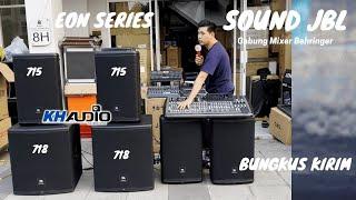 Cek Sound JBL EON 718 + Digital Mixer X32 Siap Terbang !!!