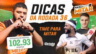 CARTOLA FC 2024 - DICAS RODADA 36 - CARTOLA RODADA 36.