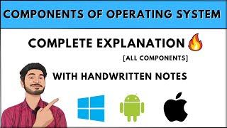 Components of Operating System | Functions of OS | Full Explanation