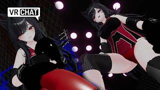 Black and red Brawler go's all out VRchat POV BOXING