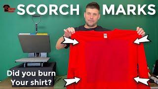 SCORCH MARKS? - Why am I getting burn marks on my shirts?