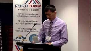 JANYSH OSMON. THE FIRST WORLD FORUM OF THE KYRGYZ COMMUNITIES ABROAD