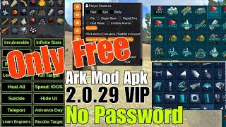 Ark Mobile Mod Menu Apk 2.0.29 | God Console, Unlimited Amber,God Mod,doss team.