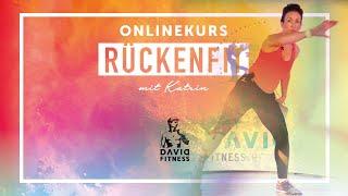 Rückenfit Onlinekurs DAVID Fitness Onlinetraining mit Katrin