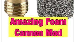 Amazon Foam cannon mod, the 1.1mm orifice for amazing foam