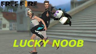 Lucky noob : free fire animation