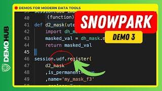 Snowpark Demo // Snowflake Snowpark For Python FULL Master Class - A Closer Look | Demohub.dev