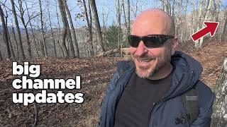 Hiking the Appalachian Trail & Big Channel Updates! ️