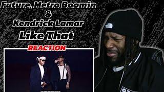 HE DISSED DRAKE & J COLE Future, Metro Boomin, Kendrick Lamar - Like That [Music  Video Reaction!!]