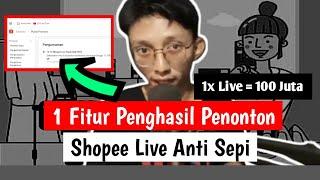 Cara Dapeting Banyak Penjualan Di Shopee Live