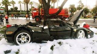 SULEIMAN KERIMOV 's FERRARI ENZO CRASH IN NICE