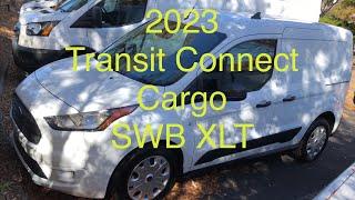 (Sold) NEW! 2023 Ford Transit Connect Cargo XLT SWB