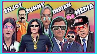 MEGA COMPILATION Latest Indian Media Funny Viral Trending Angry Thug Life of TV News Debates