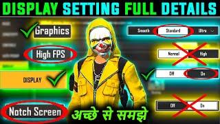Free Fire Display SETTING Full Details (2022) | Solve Lag & Ghost Touch Problem | Part - 4 | Harsh78