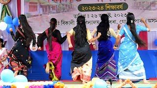 Assamese mix song dance | Dusto Suwali + Ba rib rib | Bikali College Fresher 2023