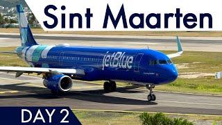 ST MAARTEN Planespotting  Princess Juliana airport [ 4K ] #2