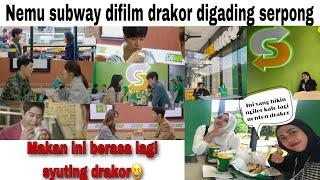 Kesampean makan sandwich hits difilm drakor || roti subway digading serpong tangerang