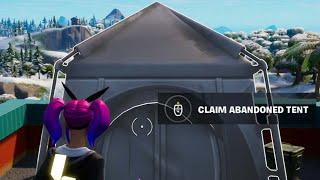 Claim an abandoned Tent - Fortnite Challenge Guide