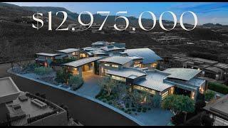 Touring an 18,000 sf Las Vegas valley mansion with a BASKETBALL COURT!