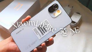 xiaomi 11 lite 5g NE asmr unboxing + camera test  | snowflake white | aesthetic