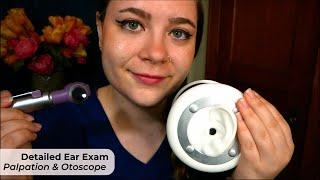 Detailed Ear Examination (Tons of Ear Palpation, Otoscope, Indication Trigger) 🩺 ASMR Medical RP