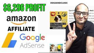 Pet website making $6,296/Month in Adsense and Amazon affiliate.