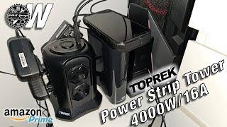 More Order on the workbench with the TOPREK 4000W/16A 8-place Vertical Power Strip