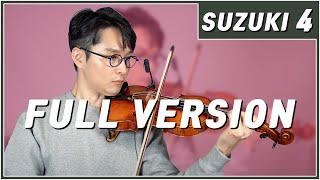 Suzuki Violin School Book Vol. 4 Full Version @bochankang