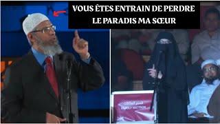 Dr ZAKIR NAIK S'ÉNERVE CONTRE UNE FEMME MUSULMANE! Zakir Naik voix Française