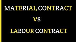 Material Contract vs Labour Contract ! मकान कैसे बनवाए ! House construction