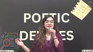 Poetic Devices Class 12 | All Literary Devices in one shot | English Class 12 | Shipra Mishra