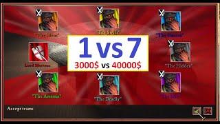 1 vs 7 | Nizar | Stronghold Crusader