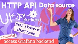 HTTP API Grafana data source | Easy access to Grafana backend | Includes a quick tutorial