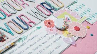 Scrapbooking Process: Colour Your World