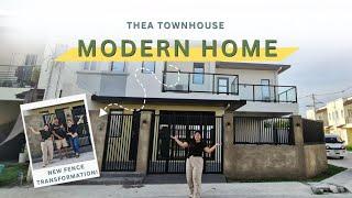 LANCASTER NEW CITY: Modern Renovation and New Fence Transformation Thea Townhouse Corner Lot.