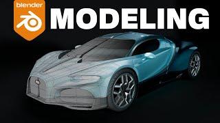 Blender Car Modeling Tutorial: From Basics to Pro Level Details (Realtime)