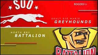 OHL on Roger's TV: Soo Greyhounds vs North Bay Battalion Highlights + Interviews-November 30th, 2024