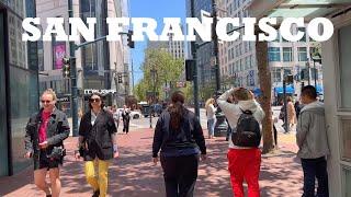Walking Downtown San Francisco, CA | Union Square, Tenderloin, Market Street