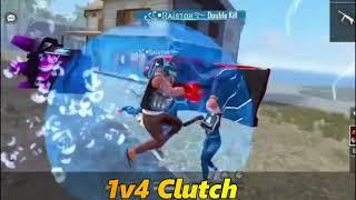 1v4 Clutch.. Status video#Riaster#Freefire#Total gaming.. #GW Sonu 69