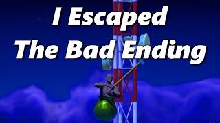I Escaped The Bad Ending In Getting Over It With Bennett Foddy