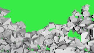 REAL!!! BEST 5 Wall Collapse Explode Green Screen - Sound Effect Included  || by Green Pedia