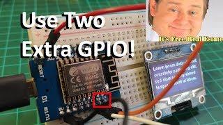 Use TX and RX as GPIO on your ESP8266